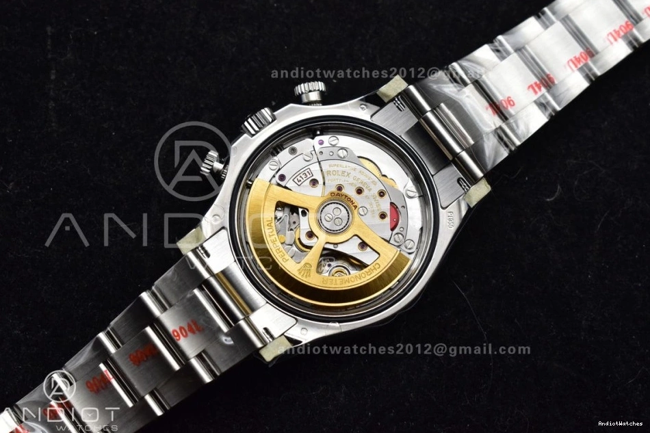 Best Dial SS Clean Markers Comfortable 1:1 Daytona Edition SS on Clone Bracelet Asian 785 904L Ice 904L Super Sticks Blue 126506 0331